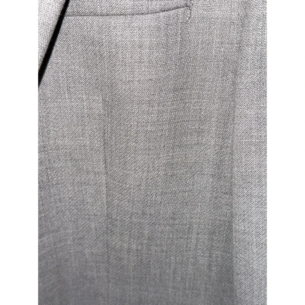 Chaps Blazer Sport Coat Men's 42R Light Gray 6 Pockets 2 Button Front Textured